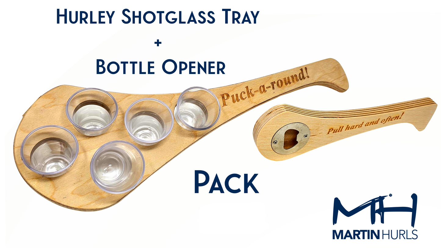 Martin Hurls Tray and Bottle Set