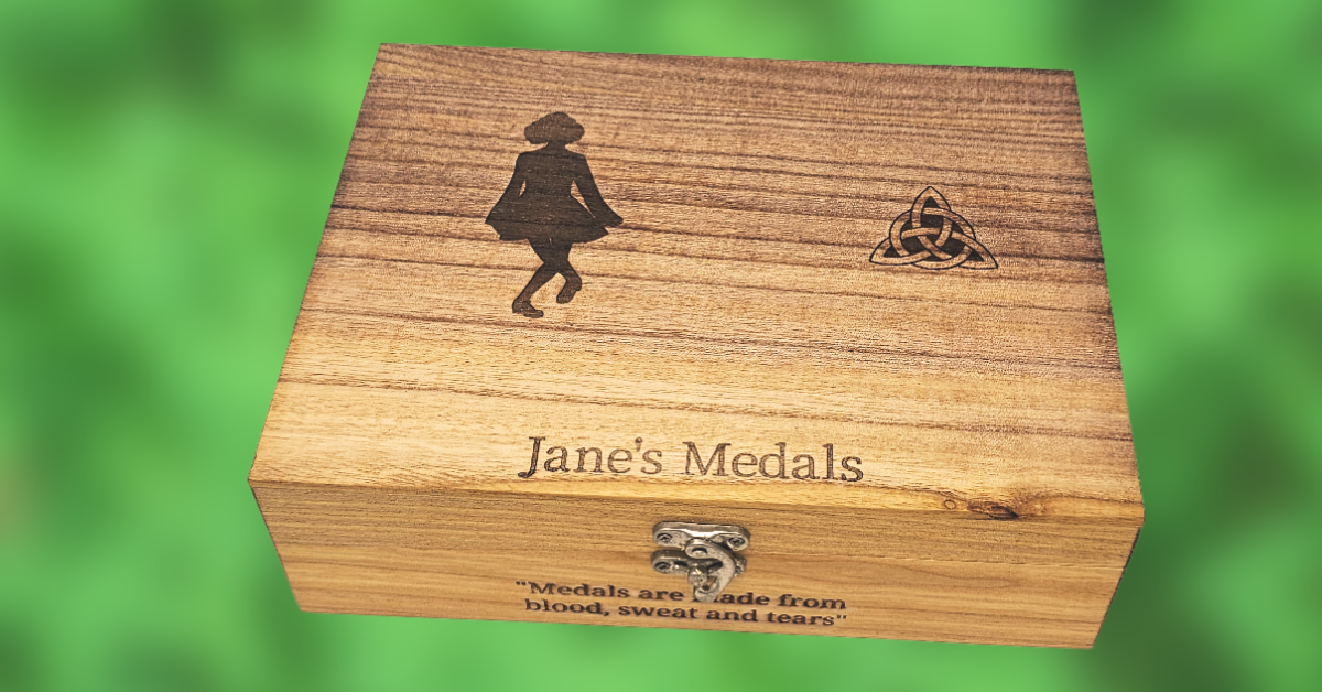 Irish Dancing Medal Box