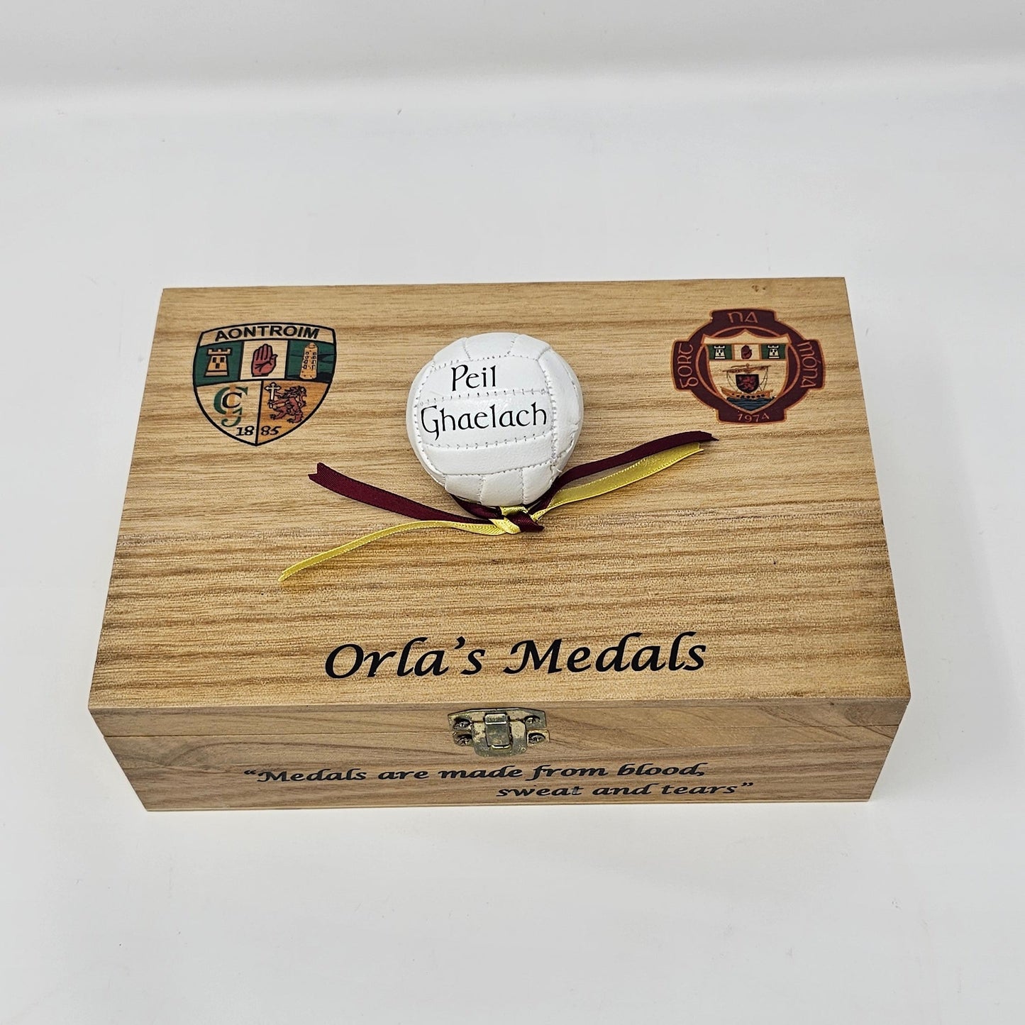 Football GAA Medal Box