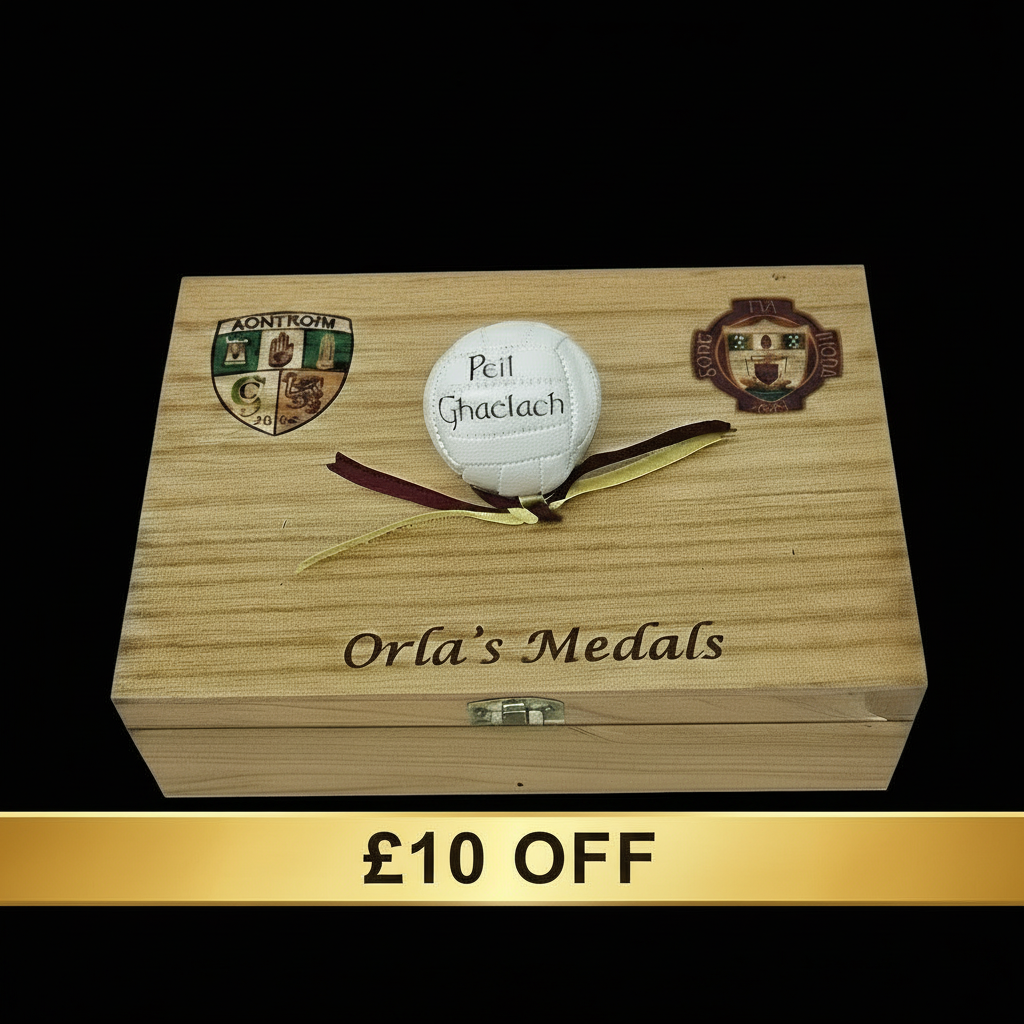 BF25 Gaelic Football Medal Box - £10 OFF