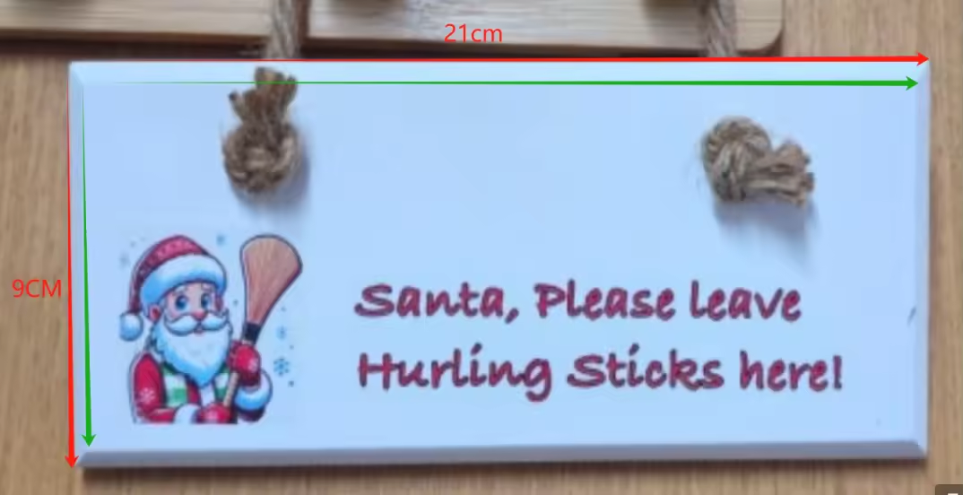 Santa Hurling Stop Sign