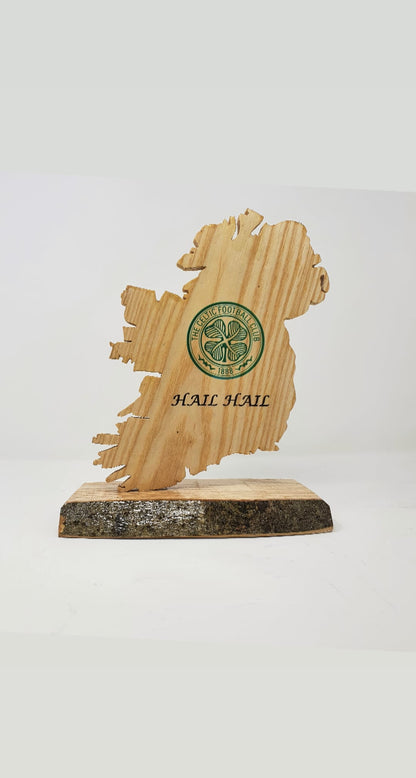 Map of Ireland Wooden Plaque