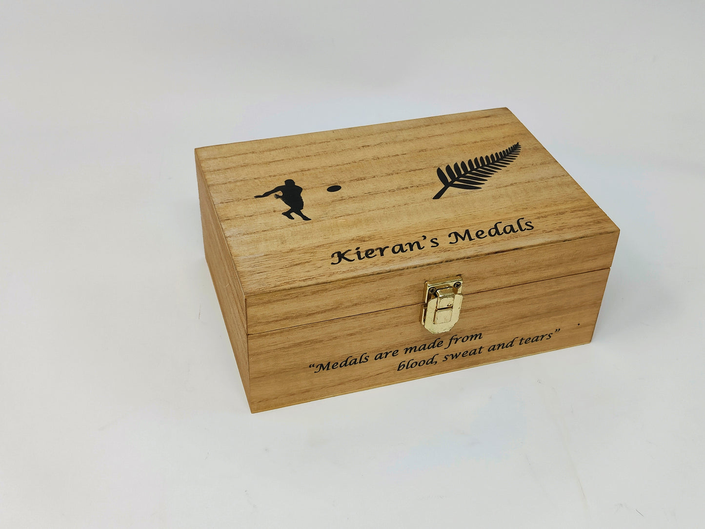 Rugby Medal Box