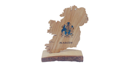 Map of Ireland Wooden Plaque