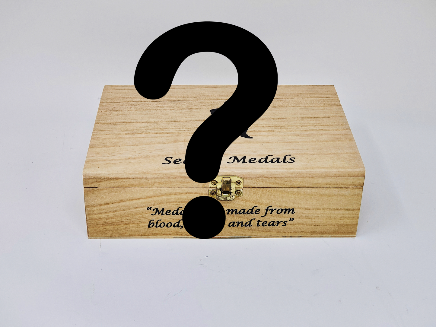 CUSTOM Sports Medal Box (Any Sport or Design)