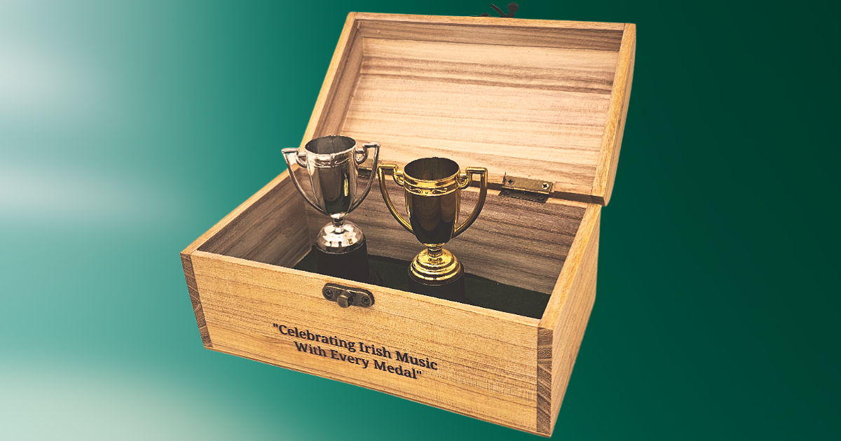Irish Dancing Medal Box